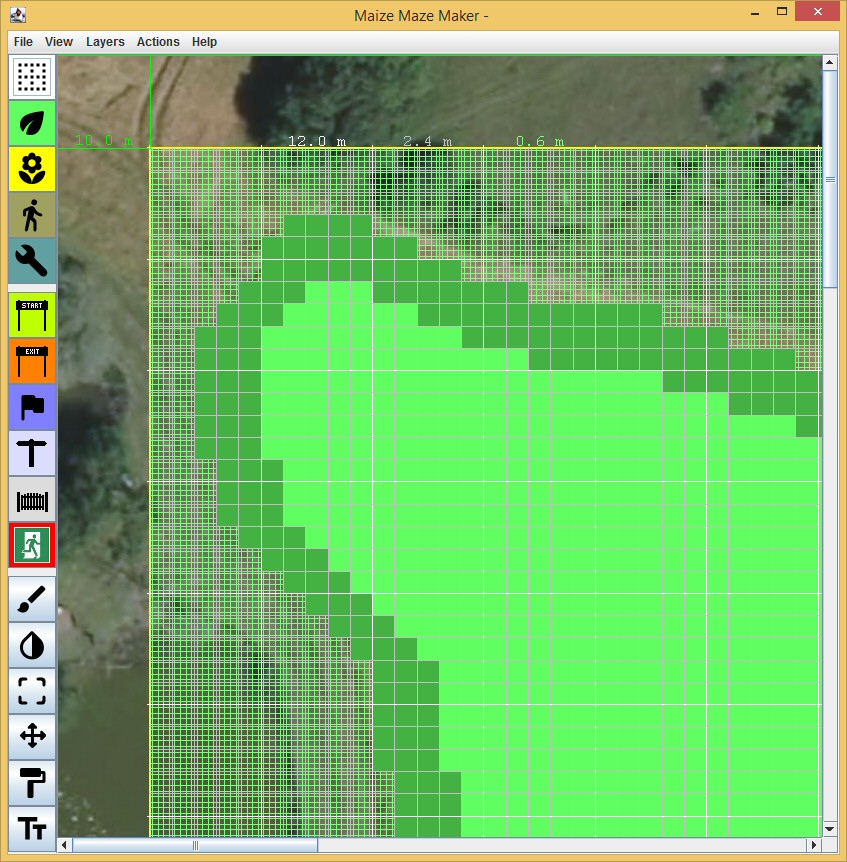 Maize Maze Maker main userinterface