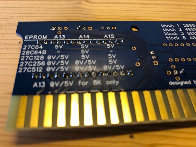 Socket soldered backside