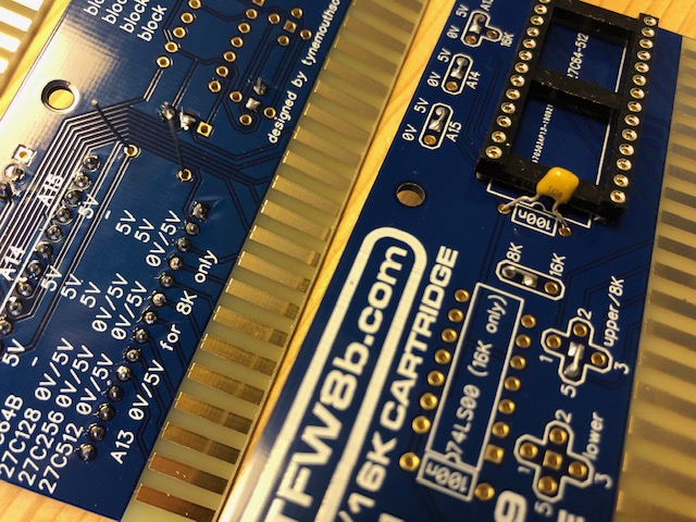 Capacitor unsoldered front and back