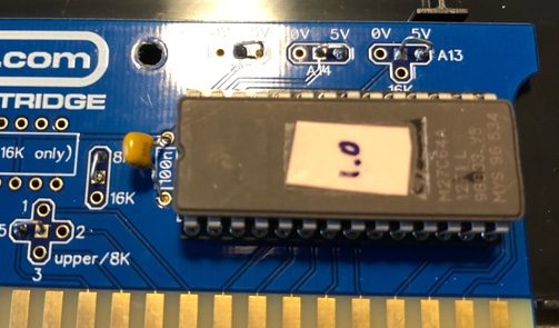 Put the EPROM in the socket