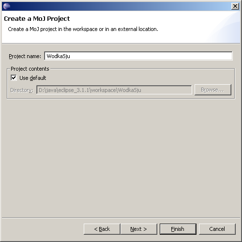 New MoJ Assignment Wizard - Step #2